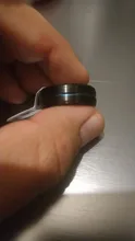 FDLK-anillo de acero inoxidable con borde de escalera cepillado para hombre, anillo de 8MM con ranura azul, regalos del anillo de boda para hombre