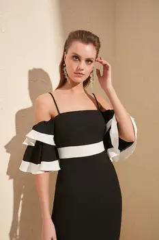 

Trendyol With Color Block Dress TPRSS20EL0761