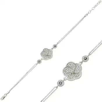 

Merve Silver Daisy Womens Bracelet