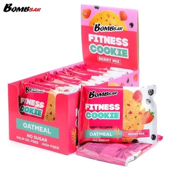 

Cookies bombbar fitness cookies (40g x 12 PCs) berry mix