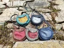 Plantilla para pintura libro de recortes colorear plantilla decorativa para álbum en relieve, Mandala redondo, geometría, manualidades, 15x15cm, paquete de 9 unidades