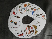 Juego de cartas con garabatos, caja de hierro, cartas de Hip Hop, versión en inglés, 22 especies, nuevo