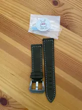 Correa de reloj de cuero mate para hombre y mujer, accesorio de marca de lujo, Vintage, 7 colores, 18mm, 20mm, 22mm, 24mm