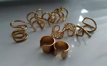 Pendiente de cartílago falso para mujeres y hombres, Clips de oreja sin Piercing, de hojas doradas, joyería, regalos al por mayor