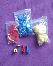 Conector de Cable Scotch Lock, 20 piezas a presión sin Cable de rotura, engarce aislado, terminales eléctricos de empalme rápido, 10 Uds./AWG22-10 Uds.