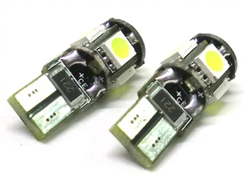 

Led lamp Canbus T10 W5W 5 Smd White No error 12V marker lights with resistance