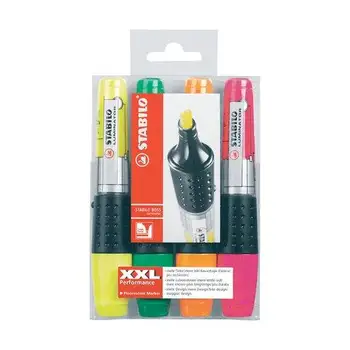 

Pack. 4. Highlighter StabiloLuminator. Assorted 71/4 STABILO6.84