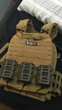 Bolsa de revista táctica Molle para Ar15 M4 5,56 7,62 9mm escorpión rápido Mag de liberación rápida Mag TPR funda con cubierta caja de engranaje de caza
