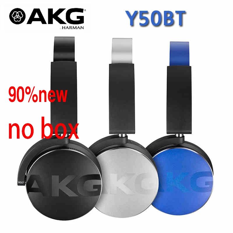

Used AKG/akg Y50BT Bluetooth Headset Portable Head-mounted Magic Sound Wireless Apple Android Phone Xiaomi Universal