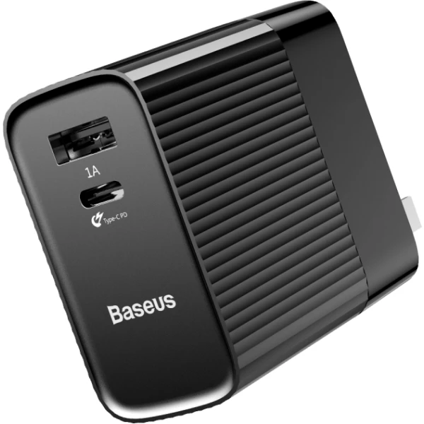 Сетевое зарядное устройство Baseus Transun Series Type-C+USB Charger ZCENY-C01(Черный