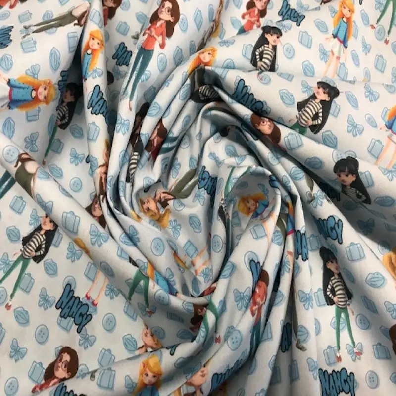 Tessuti Di Cotone, Tessuto Al Metro, Tessuto Per Bambole, Tessuto Per Maschere, Popeline, Tessuto Per Neonati, 1 Metro X 140 Cm