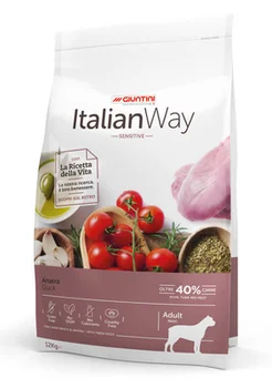 

Italian way dog food large breeds with sensitive digestion with fresh duck 12 kg 1 pc