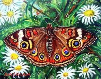 

Алмазная вышивка 40х50 "Эффект бабочки". Марка: Painting Diamond