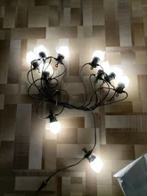 Bulb-String-Lights Globe Garland Cafe-Decoration Christmas Holiday IP65 Outdoor Waterproof