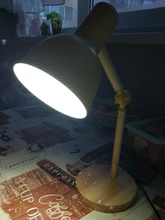 Desk-Lamp Eye-Protection Wooden Bedroom Reading LED Home-Decor Living-Room Creative Nordic