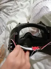 High Strength Paintball Mask or Airsoft Mask with Double Lens Goggle