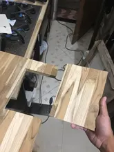 Can Balance-Swing Trash-Bin Kitchen-Counter-Top Garbage Stainless-Steel Flap-Lid-Cover