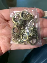 10 unids/lote ganchos de broche de langosta de mono de plata antigua para collar pulsera cadena accesorio de joyería para manualidades hallazgos 26*15MM