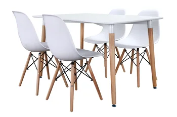

Conjunto de mesa 120x80 + 4 sillas Tower (varios colores)