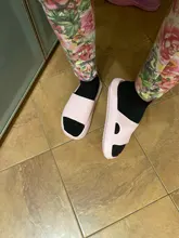 Zapatillas de plataforma gruesa para mujer, sandalias deslizantes de suela blanda Eva, zapatos antideslizantes de verano para el baño y el interior