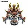 Microworld 3D Metal DIY Puzzle Dragon Palace Buildings Model Kits Assemble Jigsaw Desktop Decoration Toys Gift For Adult Teen 5