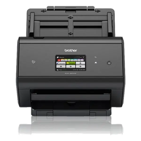 Wi-Fi/сеть двойной сканер лица Brother ADS-3600 50 ppm 1200 точек/дюйм LAN WiFi черный