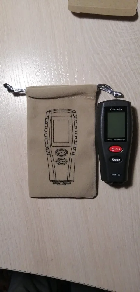 Отзыв о товаре Тестер толщины покраски Yunombo YNB-100, Цифровой измеритель толщины покраски автомобиля с руководством на русском и английском языке от пользователя А***к