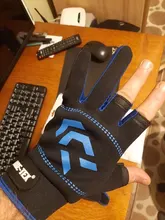 Guantes de pesca antideslizantes para hombre y mujer, protección para pesca al aire libre, SBR, 3 dedos, medio dedo, 1 par