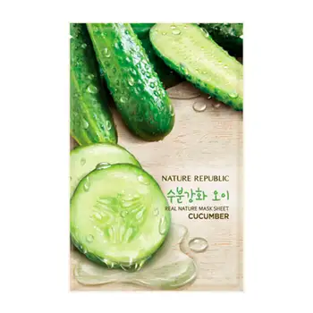 

Fabric mask Nature Republic Real Nature Mask Sheet cucumber
