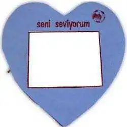 

YAS-24 Sublimation Fans Heart Pillow-Burgundy Navy Blue