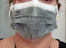 KHG-soporte para mascarilla 3D, lavable, reutilizable, separación de boca y nariz, de silicona, 5 uds.