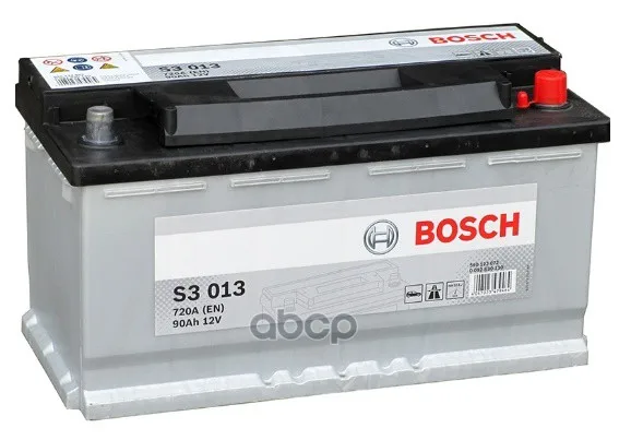 Акб Bosch S3/12v 90ah 720a(D353 X D175 X H190)(-) 0092s30130 Bosch арт. 0092S30130