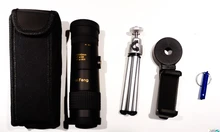 Maifeng-Telescopio monocular compacto, lente con clip retráctil con zoom de 8-40x40, impermeable, prisma Bak4 profesional, HD ED, vidrio con trípode para teléfono