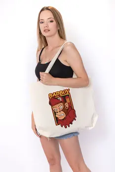 

Angemiel Bag Small Badboy Monkey Shopping Beach Tote Bag