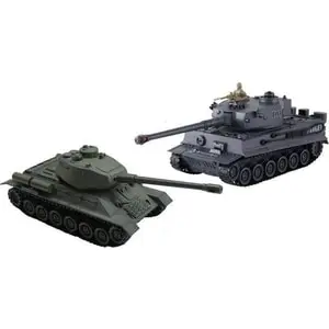 Радиоуправляемый танковый бой MYX T34 Tiger масштаб 1:28 27, 40 МГц