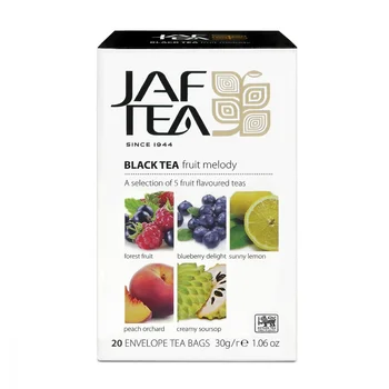 

Tea Jaf tea "fruit melody", black with additives, assorted 5 types of 4 sachets