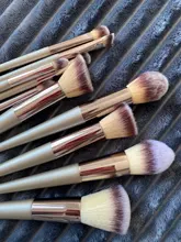 FLD-Brochas de Maquillaje de diseño supersuave, 5/10 Uds., base en polvo, colorete, sombra de ojos, mezcla de cosméticos, conjunto de herramientas