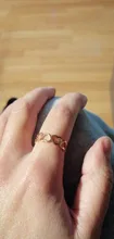Skyrim-Anillo de corazón hueco para mujer, sortija de acero inoxidable, romántico, Color oro rosa, anillos de compromiso de boda informales, regalo de joyería