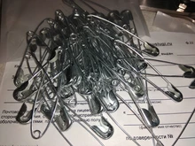 Accessory Sewing-Tools Small-Brooch Metal-Needles Safety-Pins Silver Large DIY 50pcs