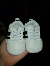 Zapatos de bebé para recién nacidos, zapatillas de Primeros Pasos a rayas, con cordones, de cuero PU, suelas blandas, 0 a 18 meses