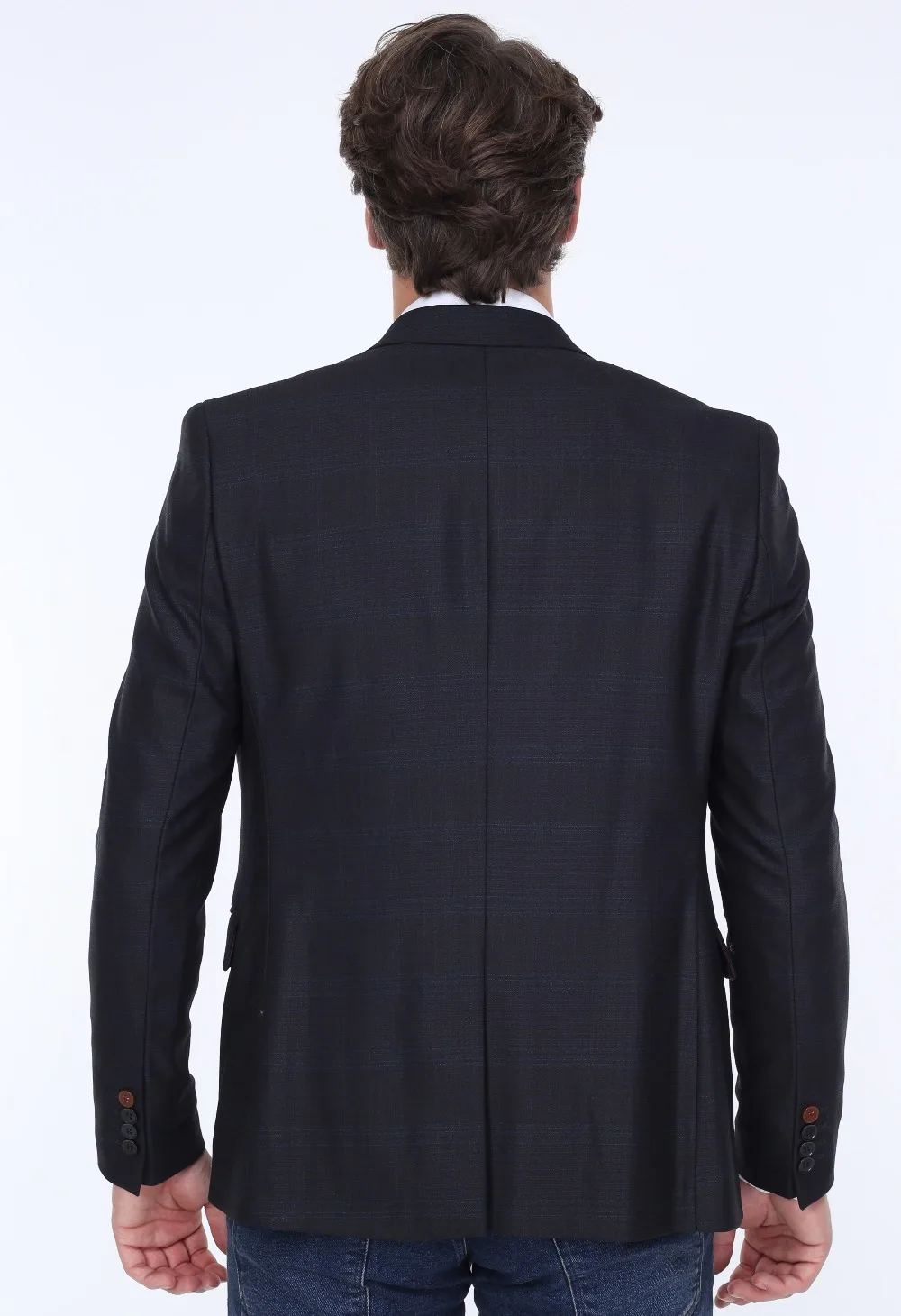 Мужской Блейзер, куртка ZENZEN 01233-черный, турецкое качество, стиль SLIM FIT, Сделано в Турции, настоящий европейский размер