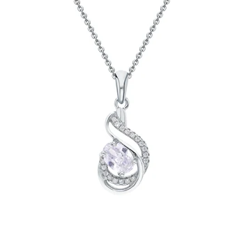 

Silver Pendant with cubic zirconia sunlight sample 925