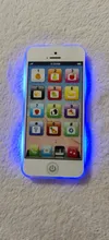 Teléfono Móvil educativo con LED para bebé y Chico, juguete educativo para aprender inglés, regalo de Navidad