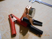 Hot Car Alligator Clips Battery Clamps Crocodile Clip 100A Red+Black