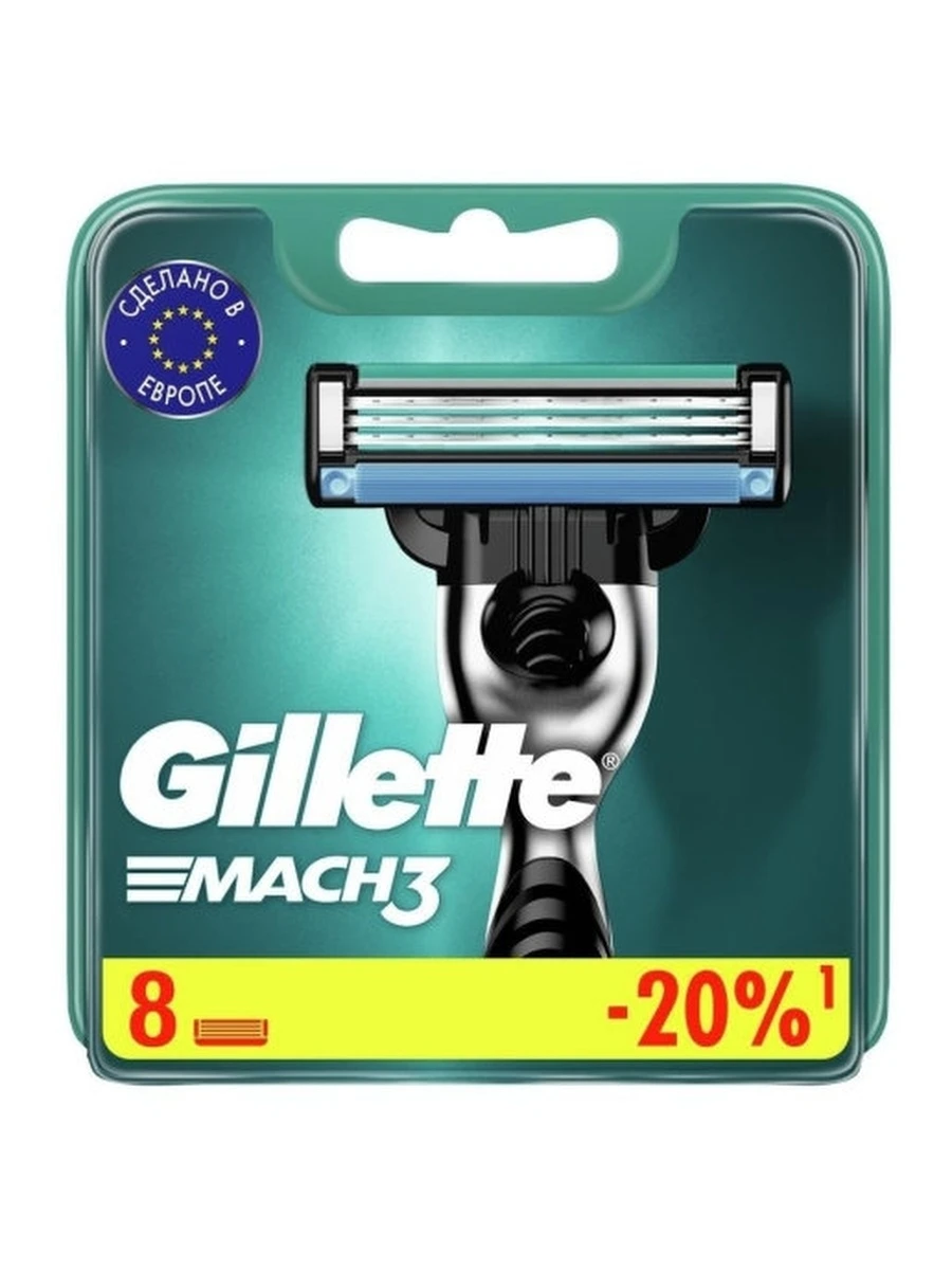 Рисунок 3 - КАССЕТЫ СМЕННЫЕ GILLETTE MACH 3