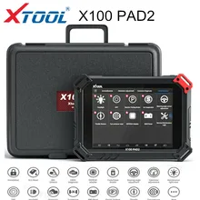 Xtool x100 pad2 pro 4 sistema padrão versão obd2 ferramenta de diagnóstico atualização x100 almofada programador chave com funções especiais