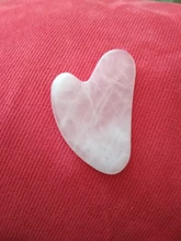 Natural Jade Gua Sha tablero raspador masaje de cuarzo rosa Jade Guasha piedra Chin cuello de la cara de arrugas removedor de belleza