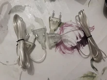 Cable de extensión de alimentación estándar, 3M, 110V, 220V, para guirnaldas de luces LED, tira de luces festivas