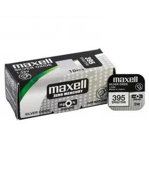 

Pilas de boton Maxell bateria original Oxido de Plata SR927SW blister 2X Uds