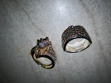 Clásico de lujo blanco Oval anillo de oro CZ propuesta de matrimonio de las mujeres bien regalo de la joyería de moda de fiesta de novia anillo de compromiso